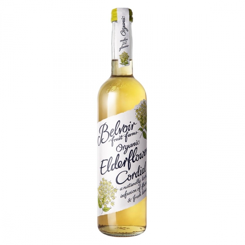 Elderflower cordial van Belvoir fruit farms, 6 x 500 ml